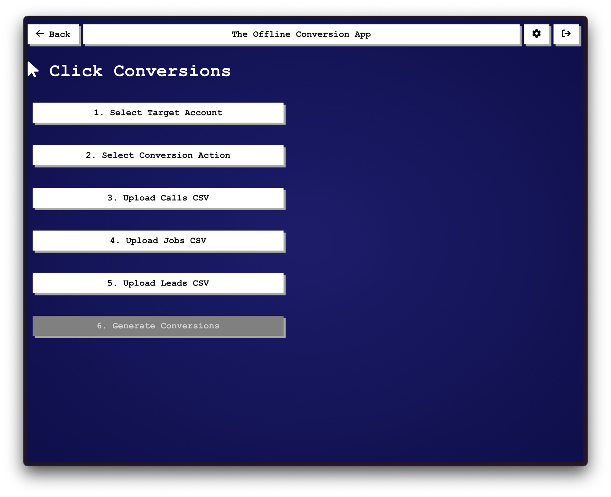 The Upload Offline Conversions App - FloFrame